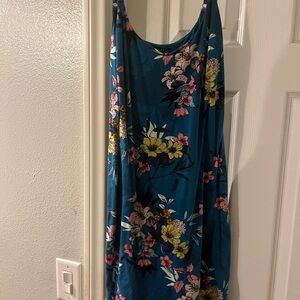 Guess Blue and Pink Floral Dress